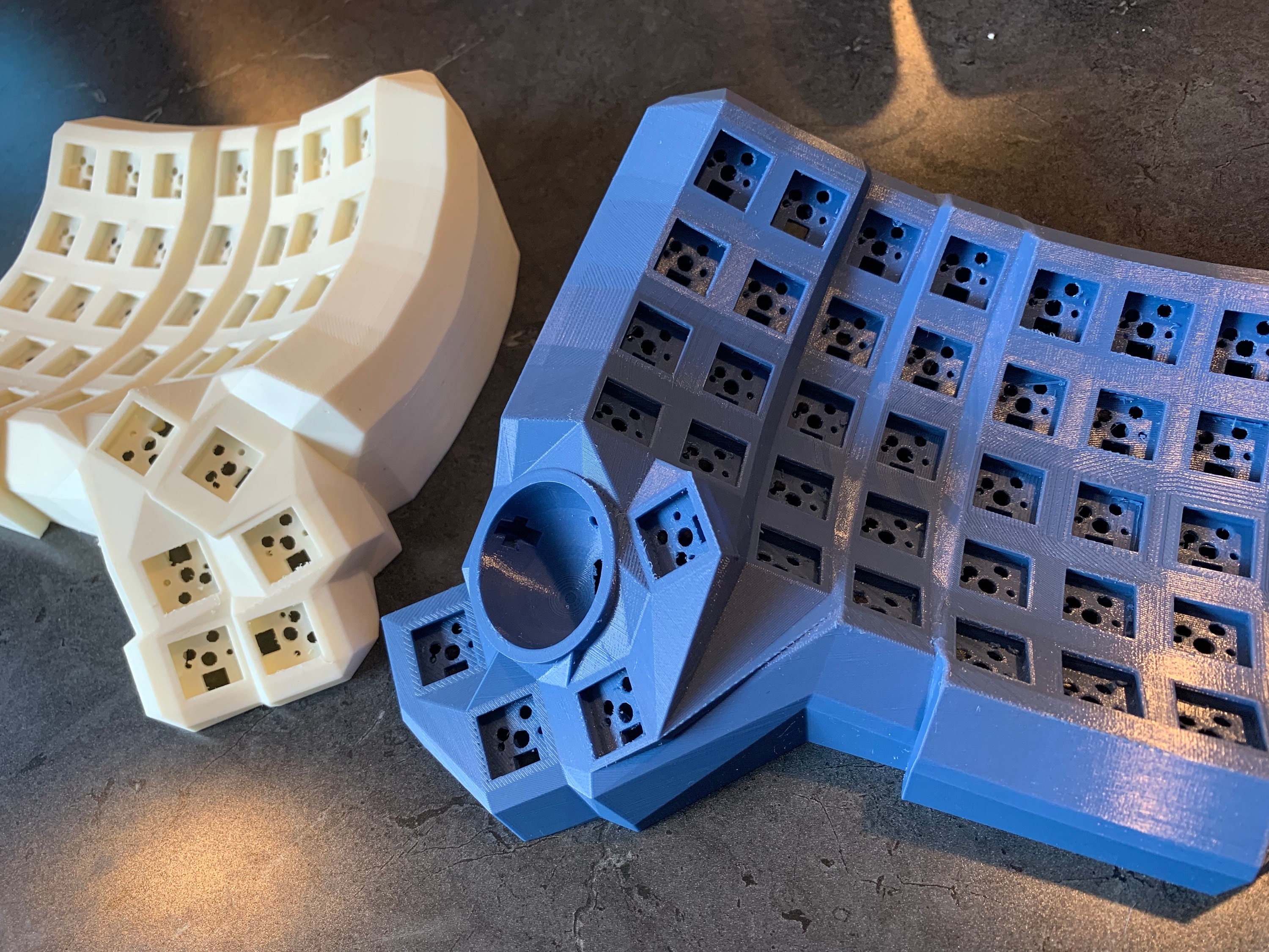 Custom 3dprinted dactyl manuform ergonomic mechanical keyboard cases