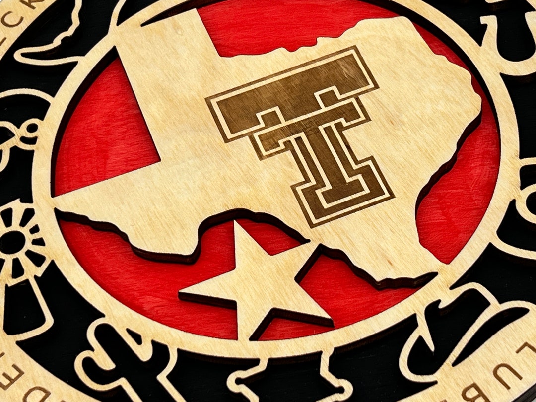 Texas Tech Spirit Sign for Wall or Desk - Etsy