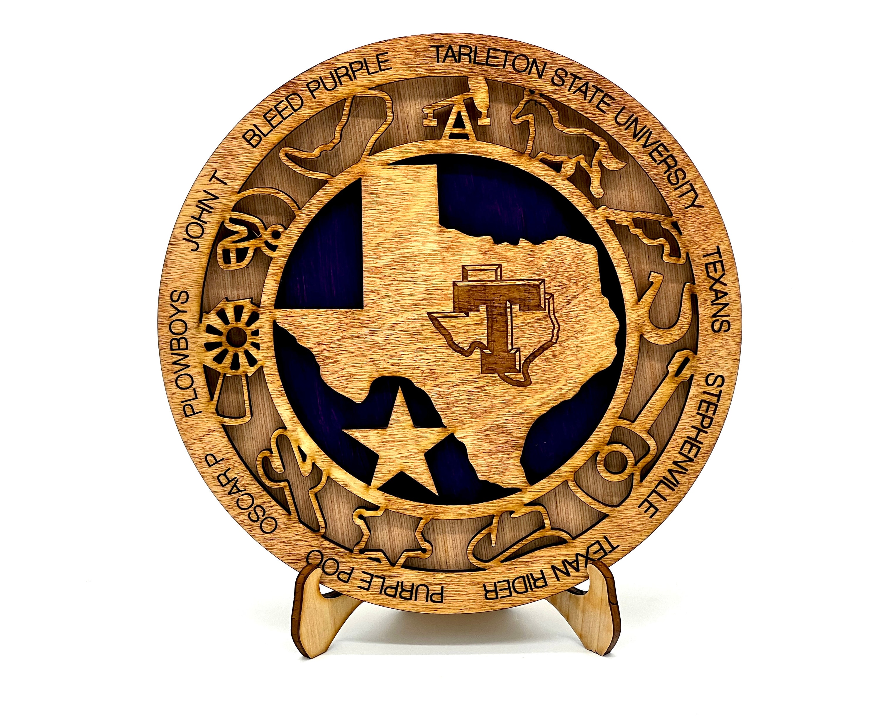 Licensed Tarleton State University Spirit Sign Wall Decor Graduation