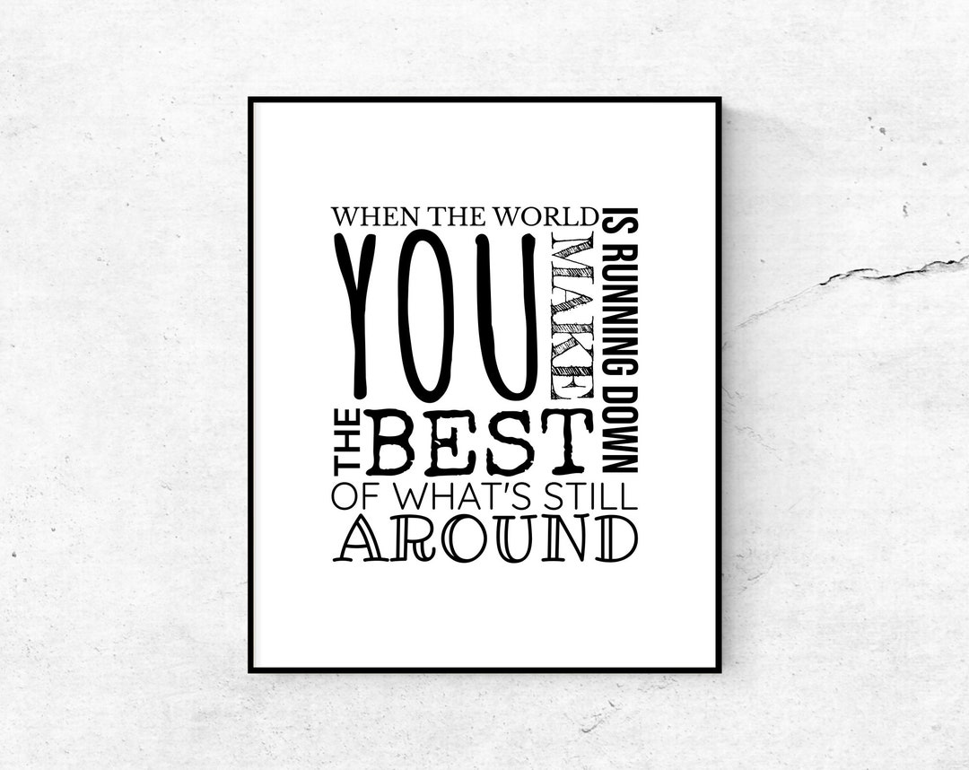 Printable Wall Art, Quote Prints, Wall Decoration, Digital Download