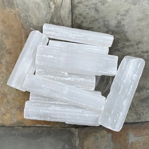 Mini palos de selenita