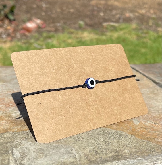 Evil Eye - Beaded Adjustable Bracelet