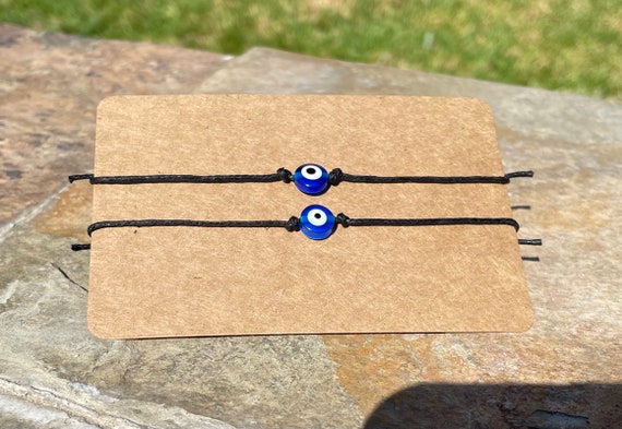 Evil Eye - Friendship Adjustable Bracelets (2pack)
