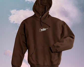 nike light brown hoodie