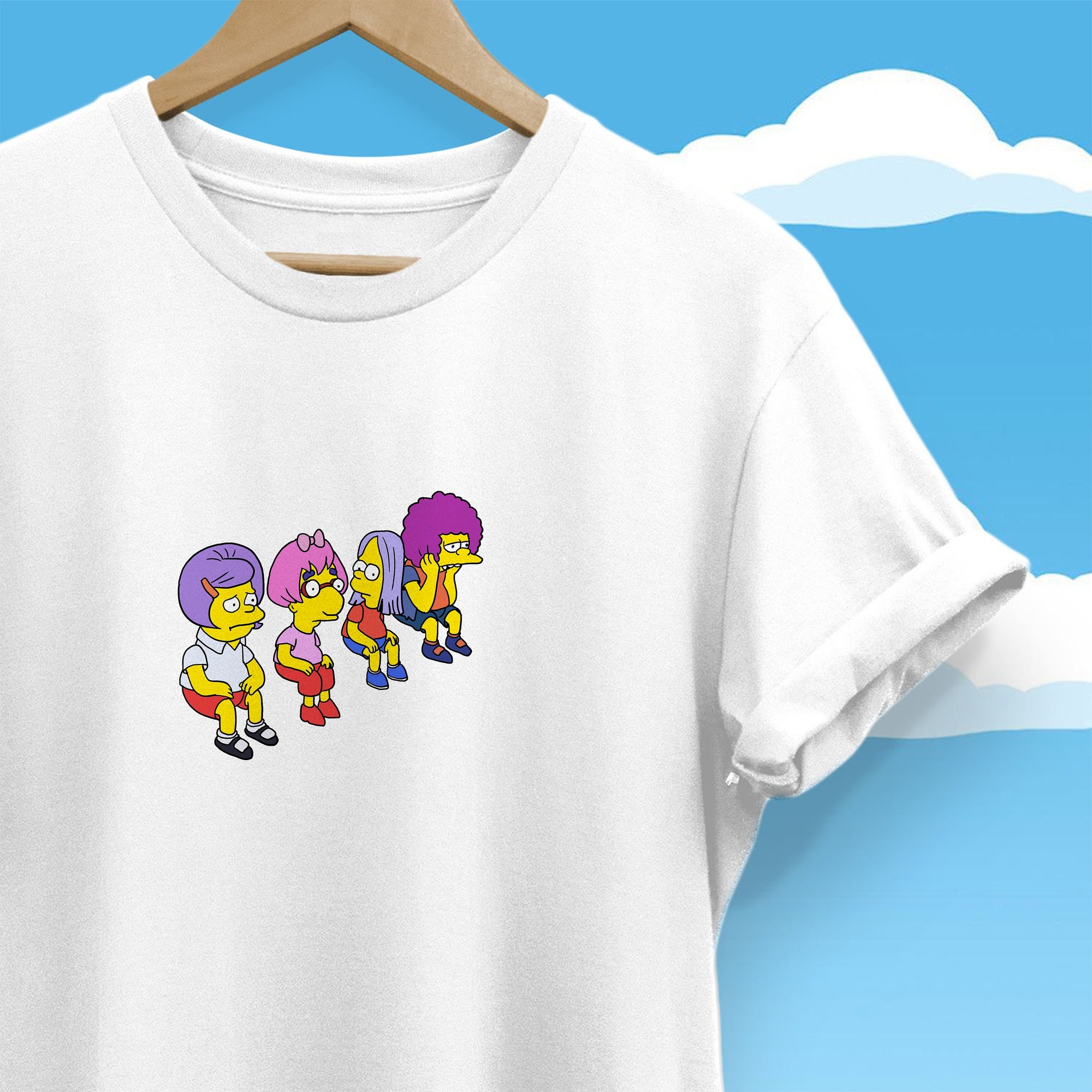 Discover The Simpsons Themed - shirt 'Wigs' fan Unisex Softstyle T-Shirt