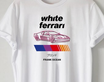 white ferrari shirt