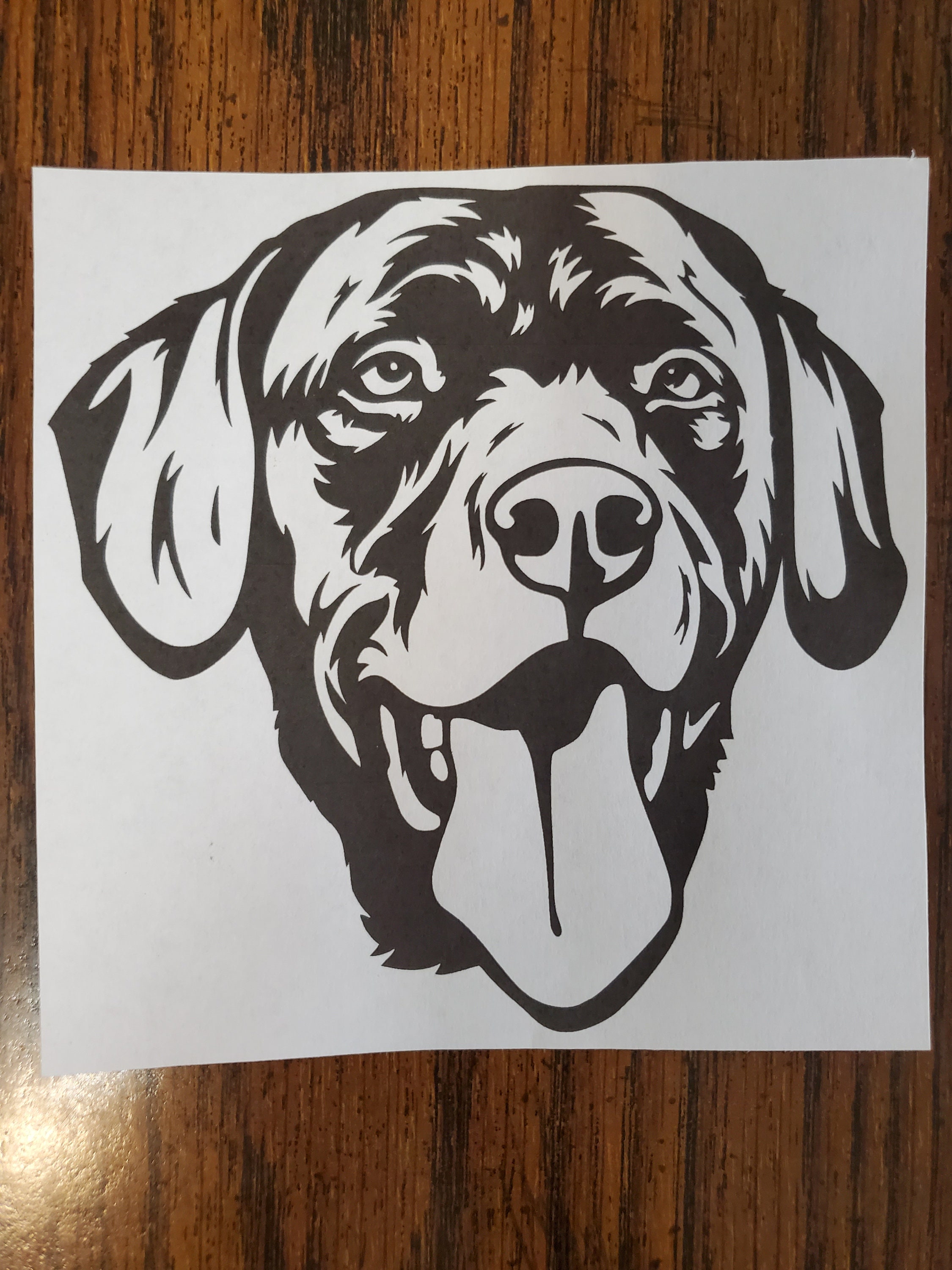 Labrador Retriever Car Decal - Etsy