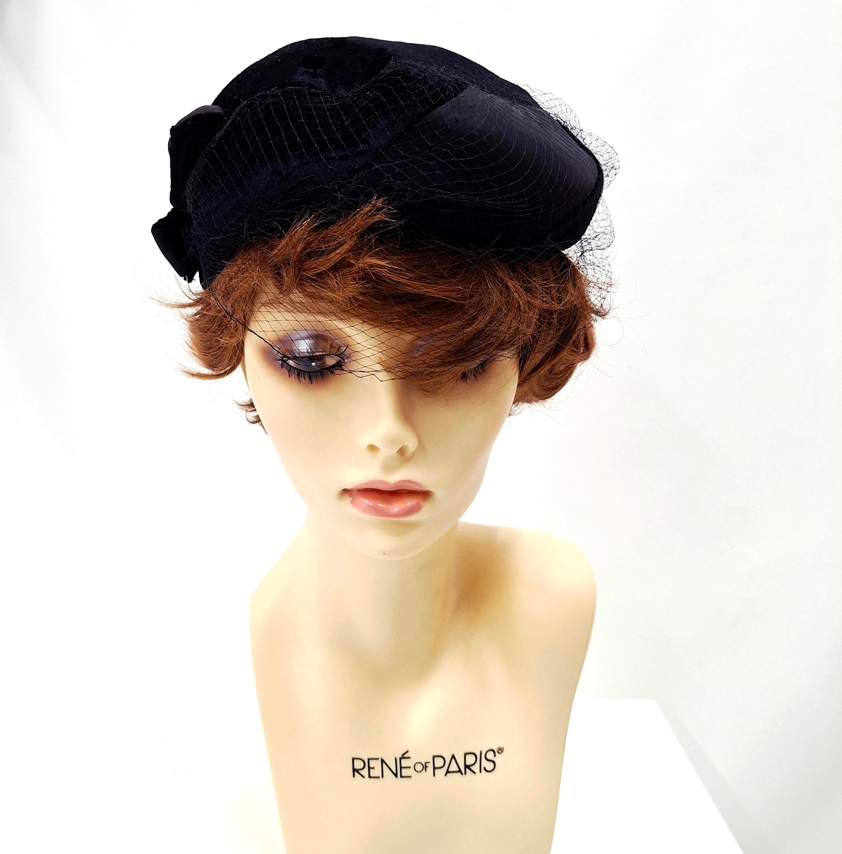 1940s 50s  Navy Pleated Flat Bonnet/ Half Cap 1940s Us Navy Hat - Etsy main image 2