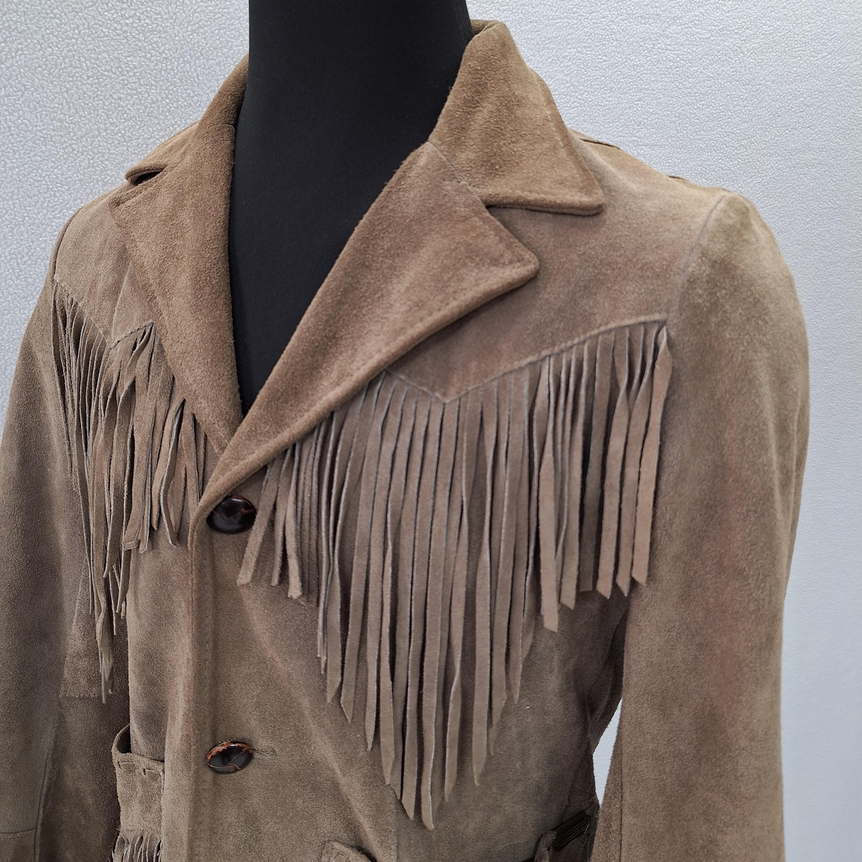 Pioneer Wear Western Fringe Jacket Vintage 1970s-80s High