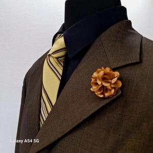 1960s Georgio Belli Italian Handtailored Sharkskin 2 Pc Suit Black Gold New Deadstock Vintage jacket and pants vintage Stunning madmen mafia