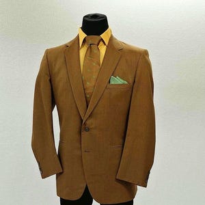1969 Glen Plaid check Hart Schaffner Marx Sharkskin suit jacket BEST ex Sharkskin material we&#39;ve seen GORGEOUS GOLDFINGER Exc Vintage Cond