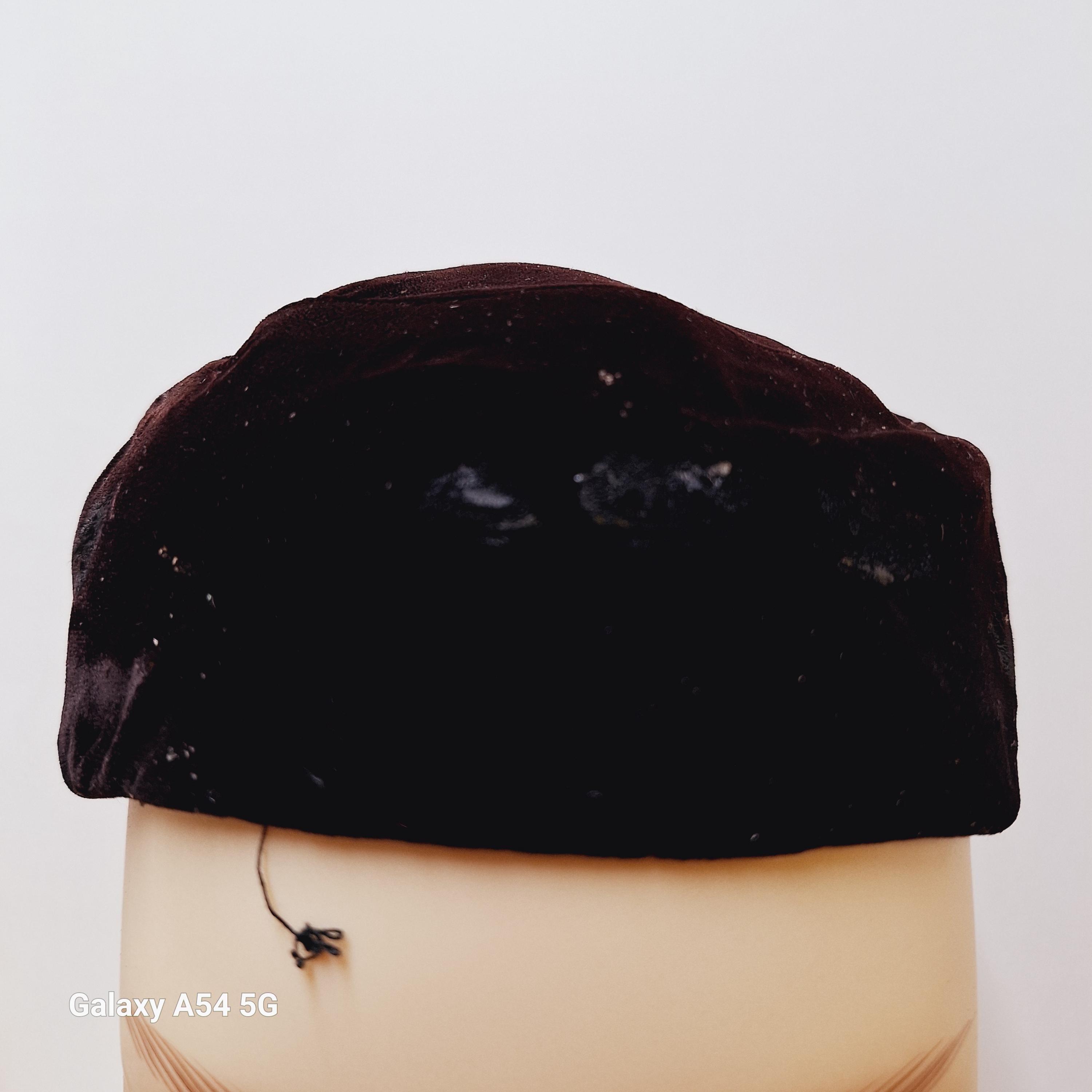 Vintage Leslie James Mondine Black Embellished Statement Hat Leslie James Hats - Etsy main image 2