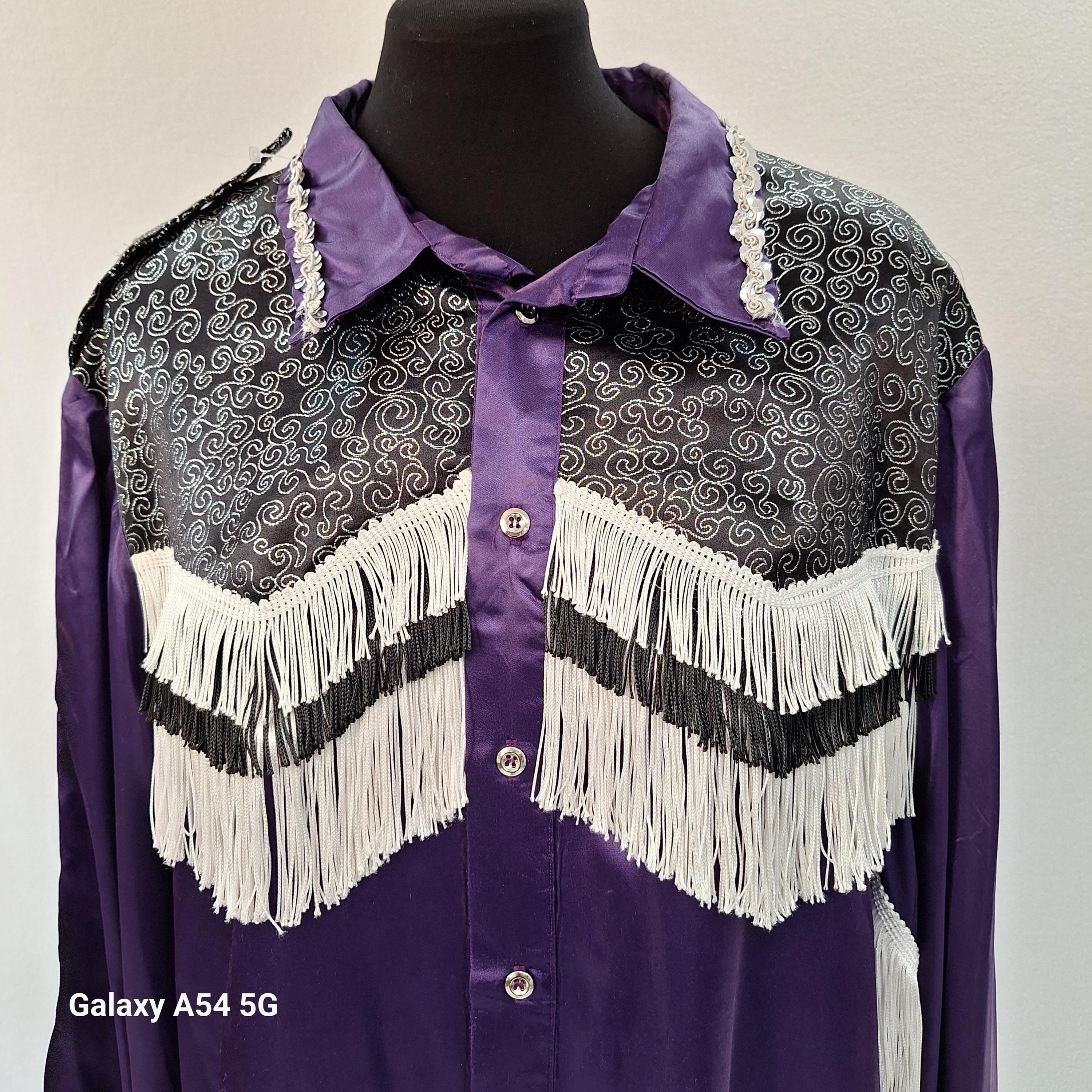 Men Satin Western Shirt - Etsy