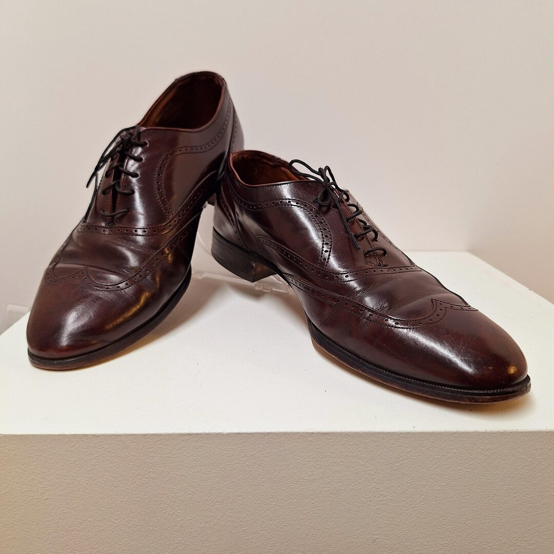 Bostonian Men\'s 26098 Burgundy Lace Up Wing Tip Oxford Shoes Size 10 M s-l400.jpg main image 4