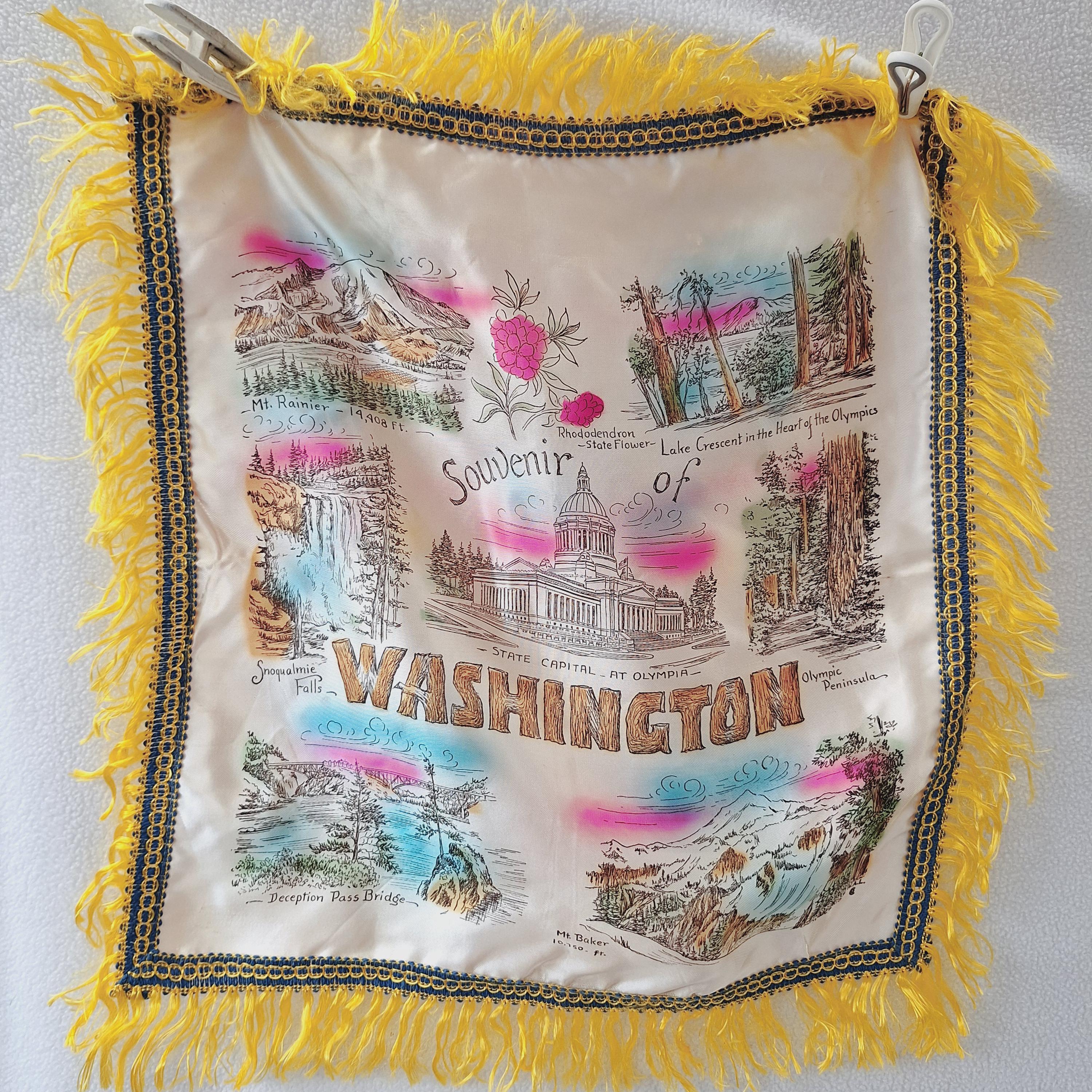 50s Souvenir Pillow - Etsy