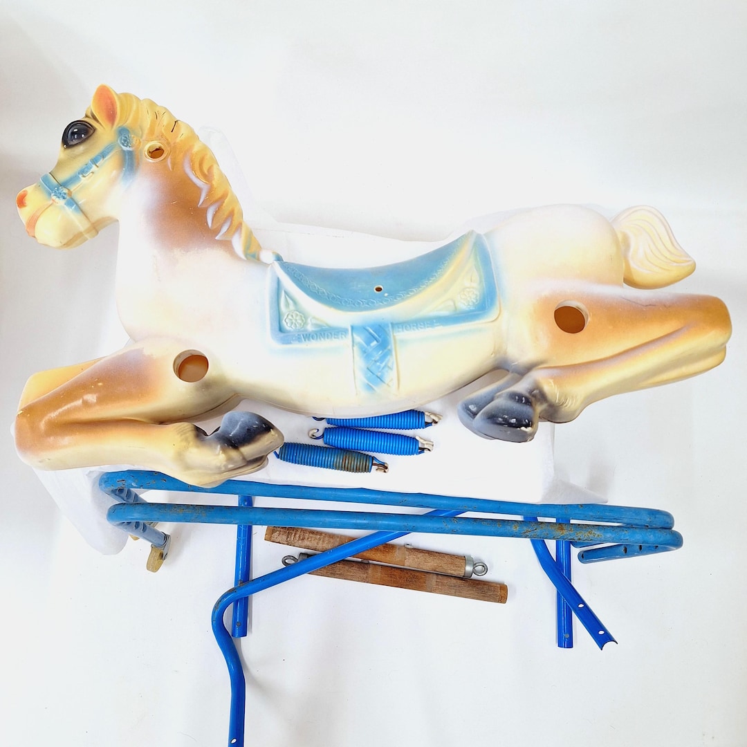 Vintage Walk-r-ride Spring Wonder Horse 1960s Antique Child's Hobby ...