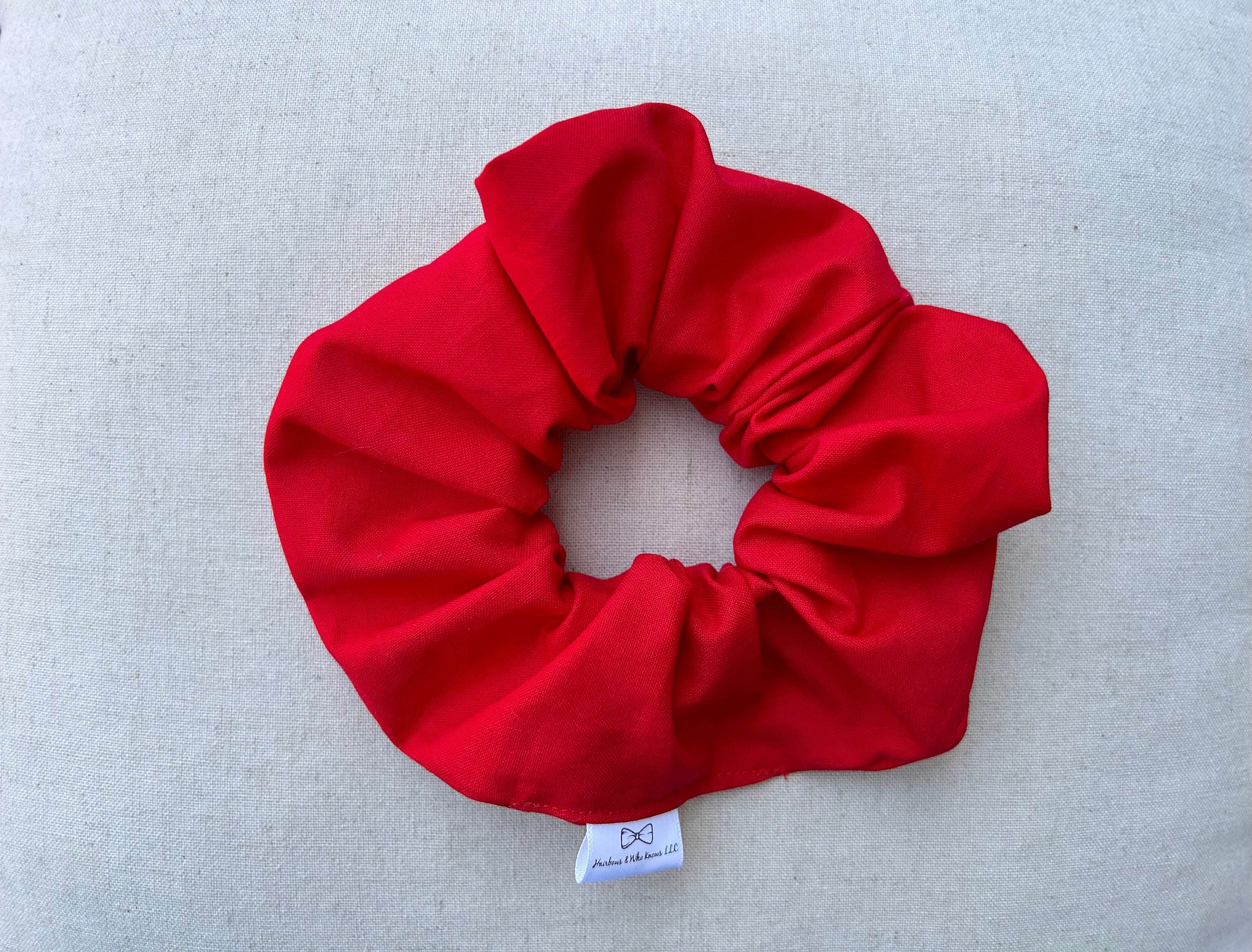 Solid Color Scrunchies Cotton Scrunchies Spring - Etsy