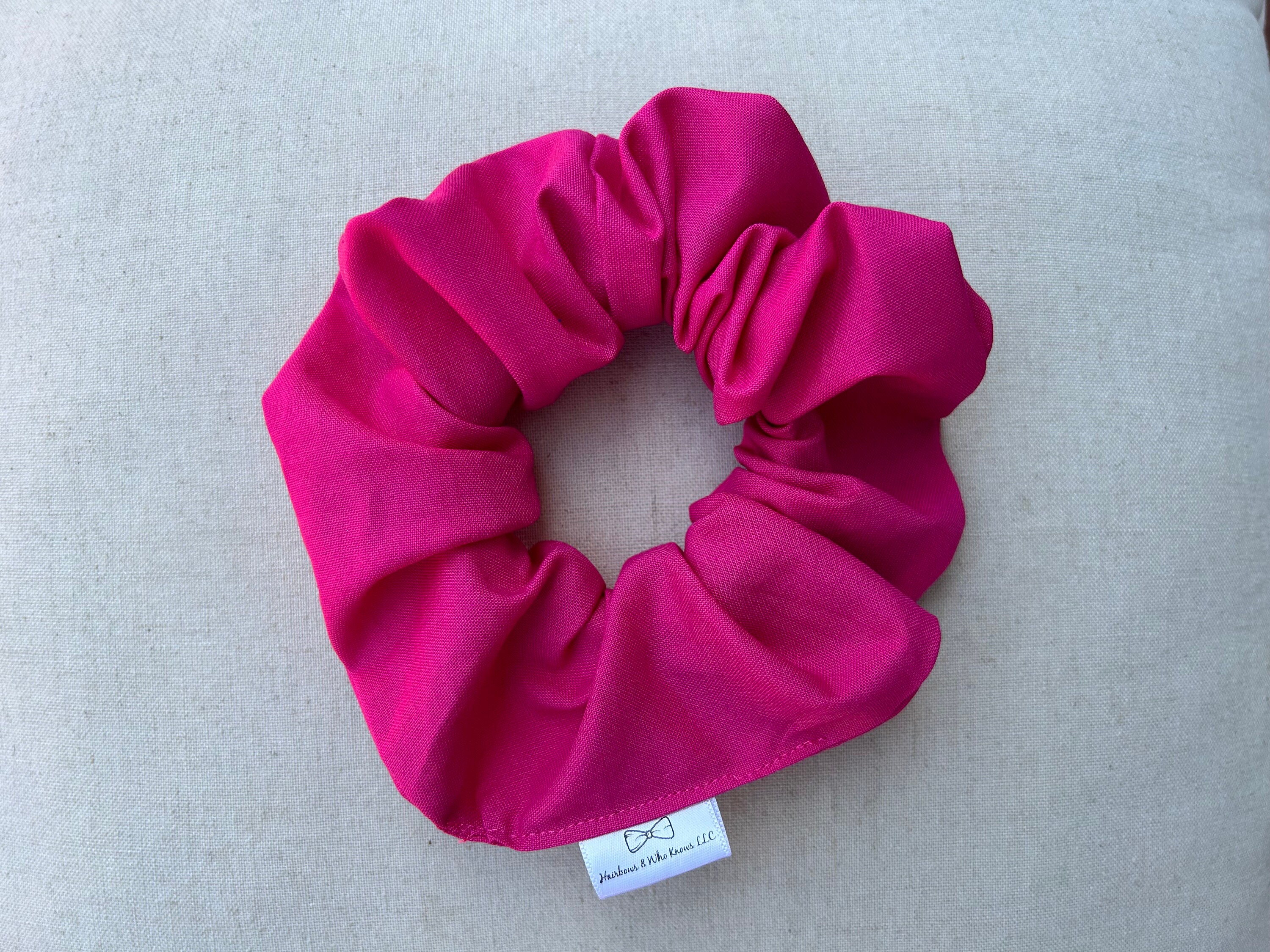 Solid Color Scrunchies Cotton Scrunchies Spring - Etsy