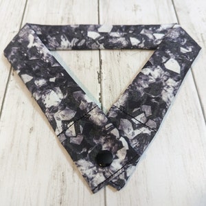 Black Geode Print Neck Cooler: Cooling Neck Wrap, Summer Heat Relief