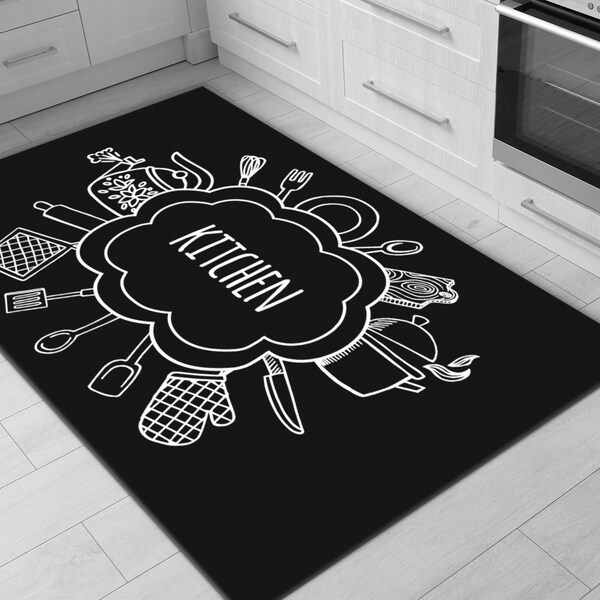 Personalized Kitchen Rug Etsy