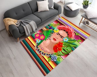 Colorful Frida Kahlo Floral Exotic Portrait Printed Rug Non-slip Machine  Washable Rug for Frida Kahlo Lovers - Etsy