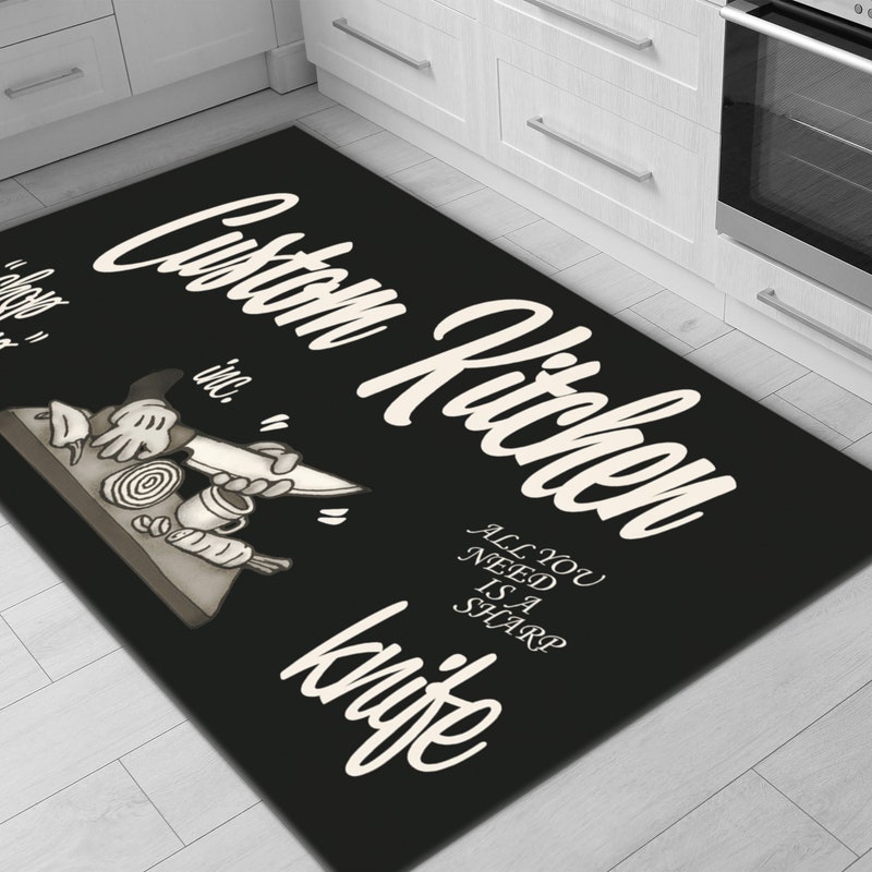 Personalized Kitchen Rug - Etsy