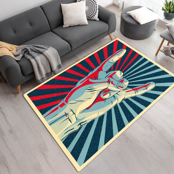 Heavy Metal Rug - Etsy