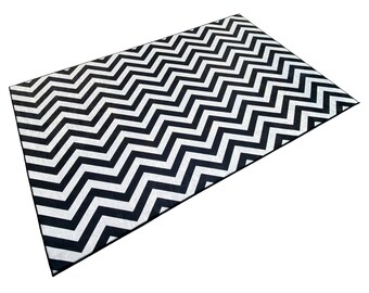 TAPISO MAROKO Läufer Teppich Meterware Brücke Flur Modern Geometrisch Zig Zag Streifen Gestreift Grau Creme Wohnzimmer ÖKOTEX 100 X 410 Cm