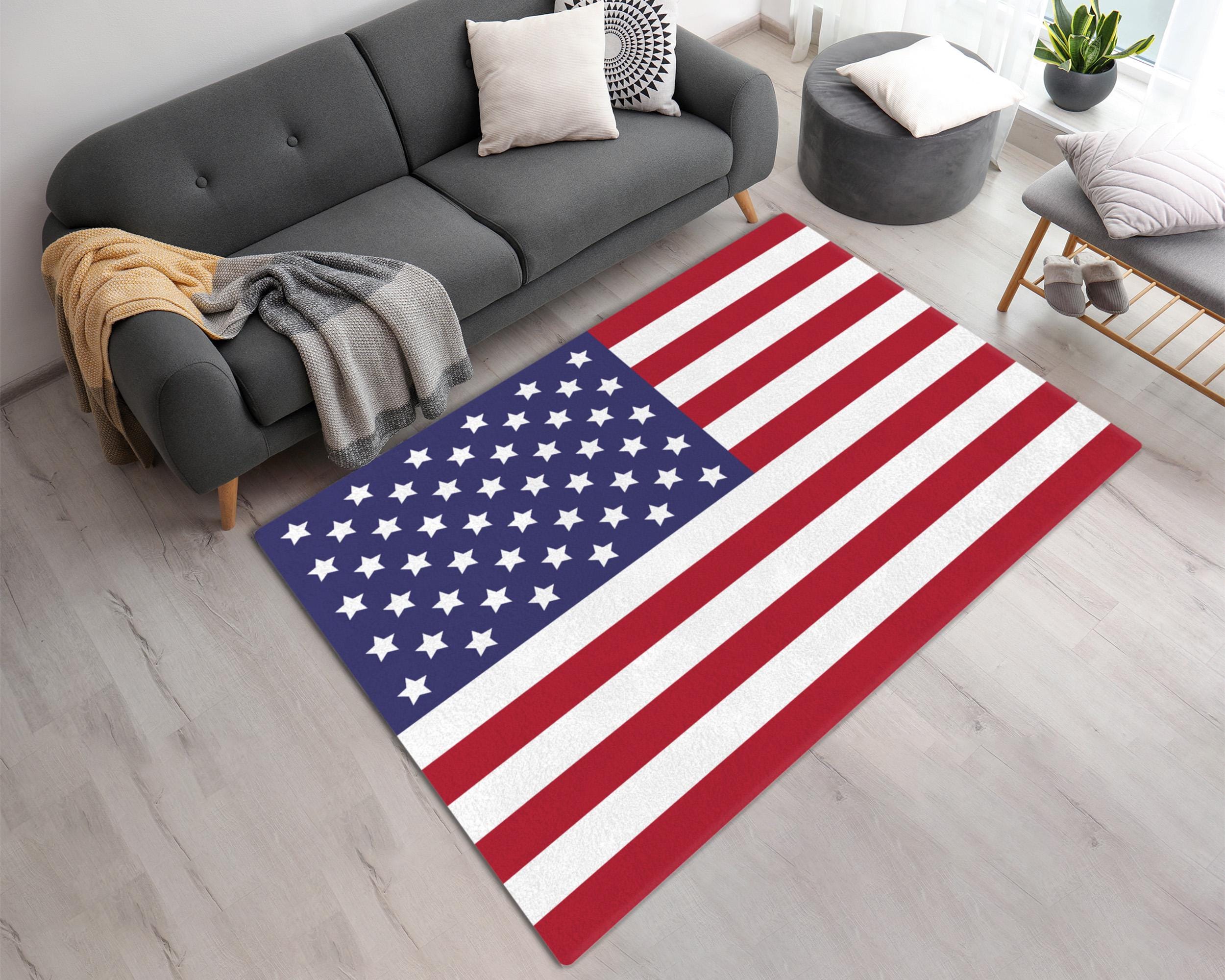 Boat Flooring American Rug, USA Flag Rug, Modern Rug, Area Rug, For ...