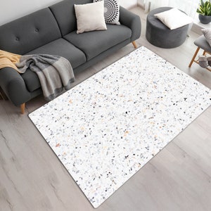 Artistic Composite Floor Printed Area Rug • Italian Elegance for Your Home Decor