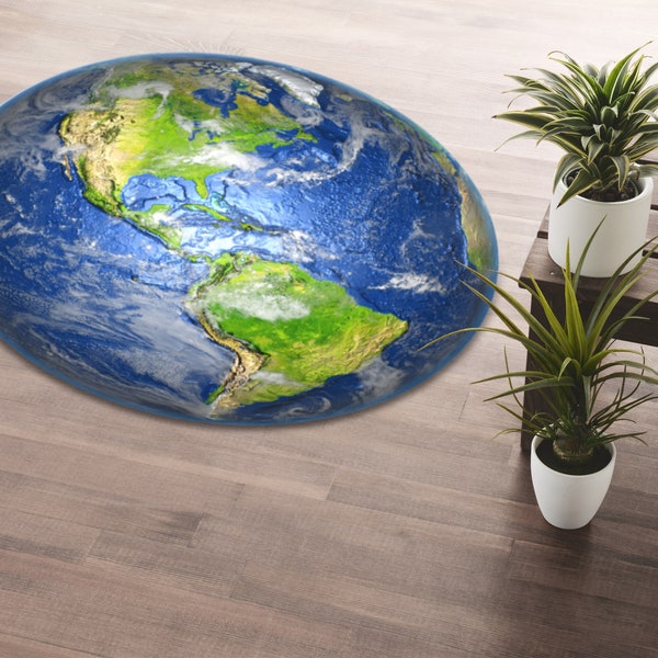 Planet Earth Rug - Etsy