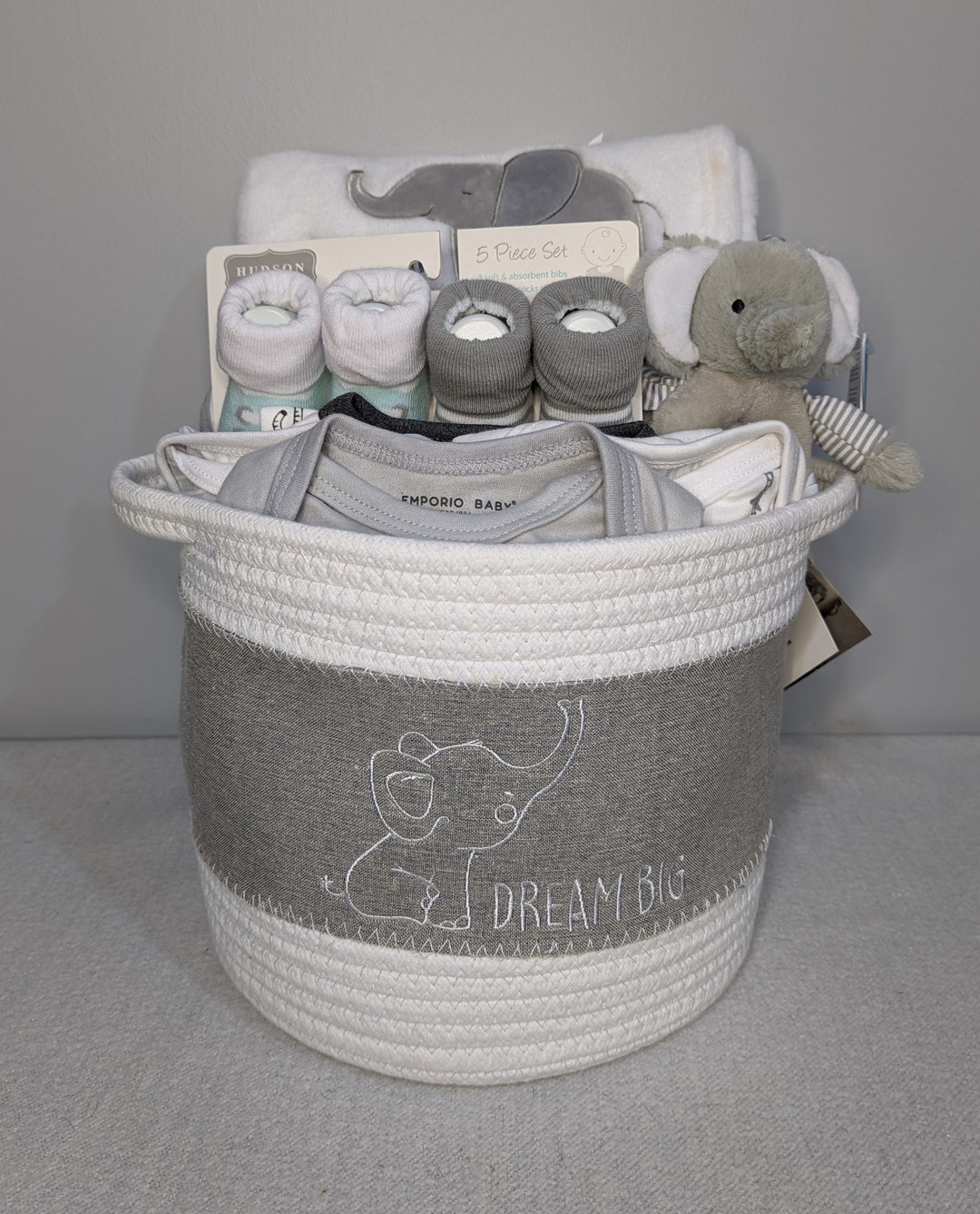 Jungle Animals Baby Shower Gift, Gender Neutral, Welcome Baby Gift Set ...