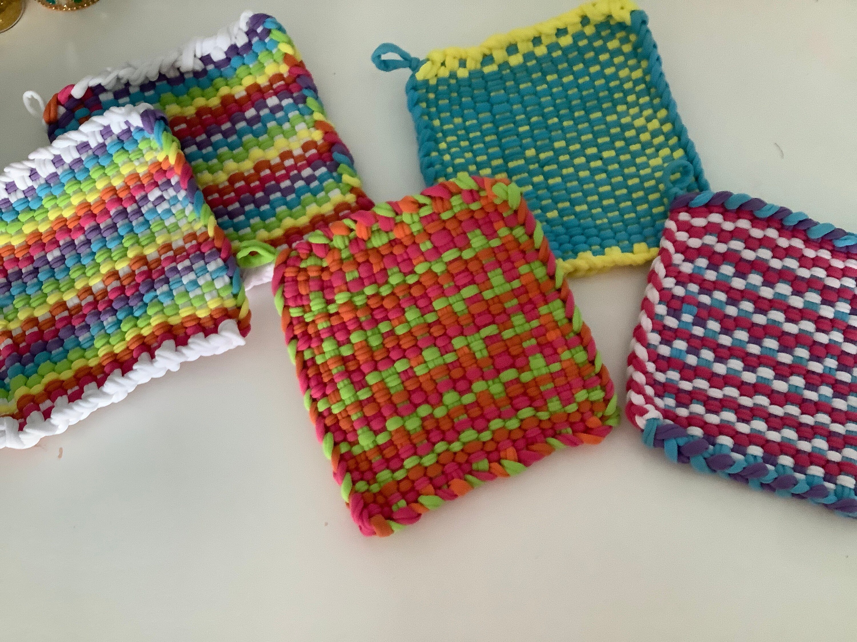 HandWeaved Pot Holder/Coaster VIEW ALL PICTURES Etsy