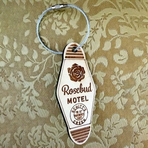 Rosebud Motel Keyring