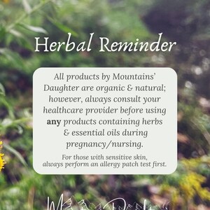 Organic Herbal Face Serum ll Goddess Aglow ll 2 oz image 6