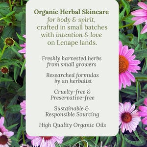 Organic Herbal Face Serum ll Goddess Aglow ll 2 oz image 4