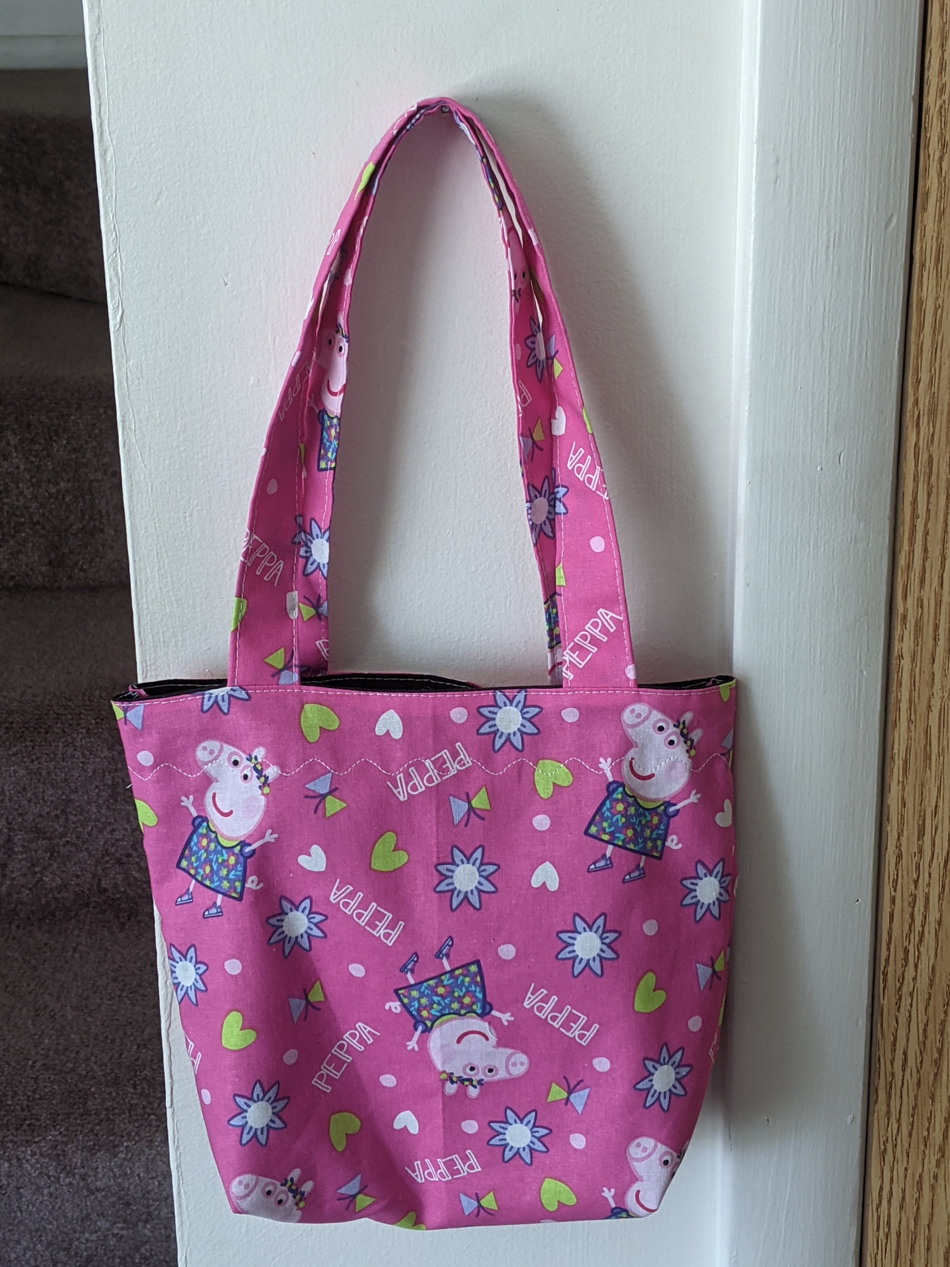 Peppa Pig Tote Bag Book Bag Gift Bag Makeup Bag Etsy