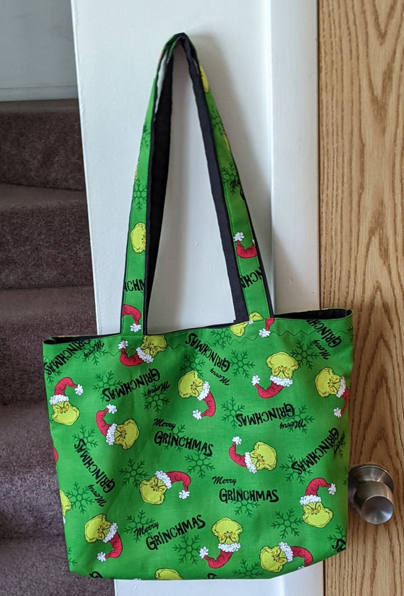 Medium How The Grinch Stole Christmas Tote Bag Purse Gift | Etsy