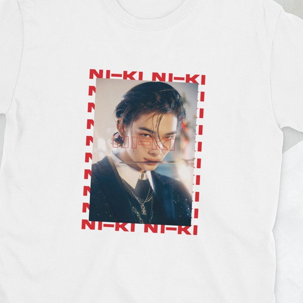 Enhypen Ni-Ki T-shirt, KpopShirt, Enhypen Merch T-shirtontwerp
