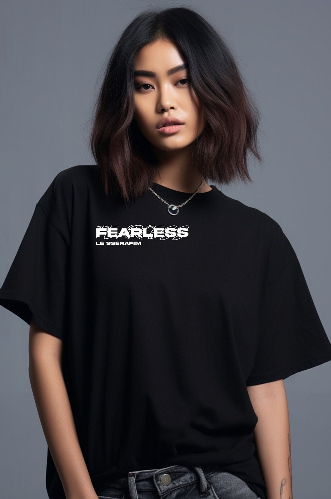 Le Sserafim Kpop Shirt, Fearless Album, Le Sserafim Graphic Tee Music ...