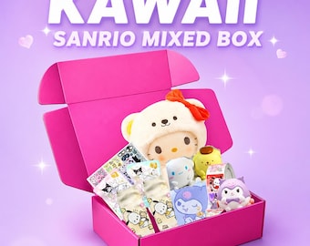 Kawaii/Sanrio Gift Box- Keyring, Notepad, Bag, Earring, Socks and More