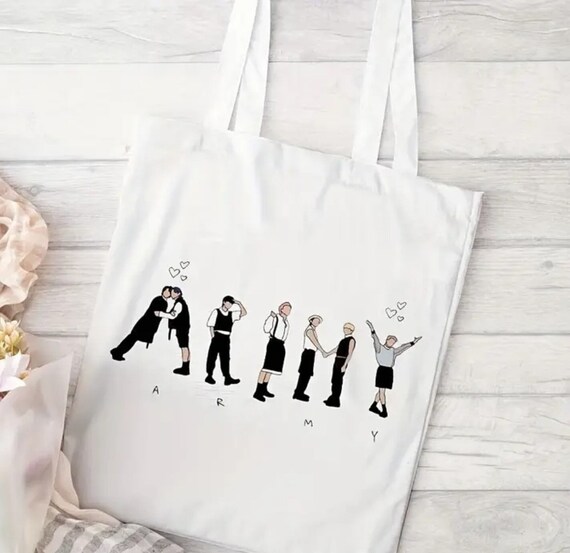 BTS Jin HAPPY POP-UP : RUNNING WILD TO HAPPINESS Big Tote