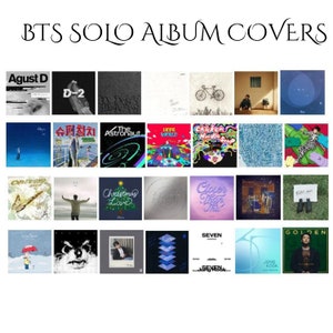 High Quality 5x5 BTS & Solo Album Cover Set Prints-Rich Colour Printing Solo Album Covers