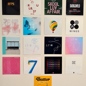 High Quality 5x5 BTS & Solo Album Cover Set Prints-Rich Colour Printing image 6