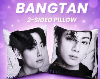 BTSジョングク枕カバー：精神的にデート、BTSグッズ、Kポップファン