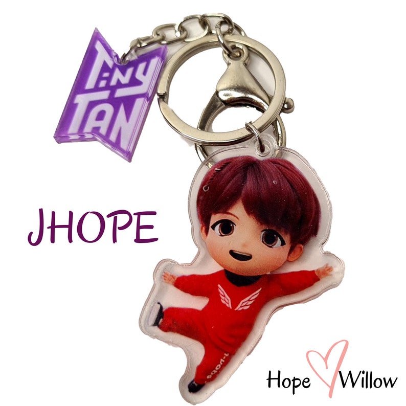 Cute BTS Tinytan Micdrop Acrylic Keychain BTS Tinytan Etsy Australia