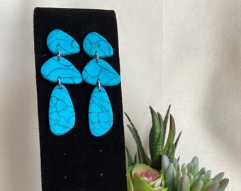 Turquoise Stone Dangles