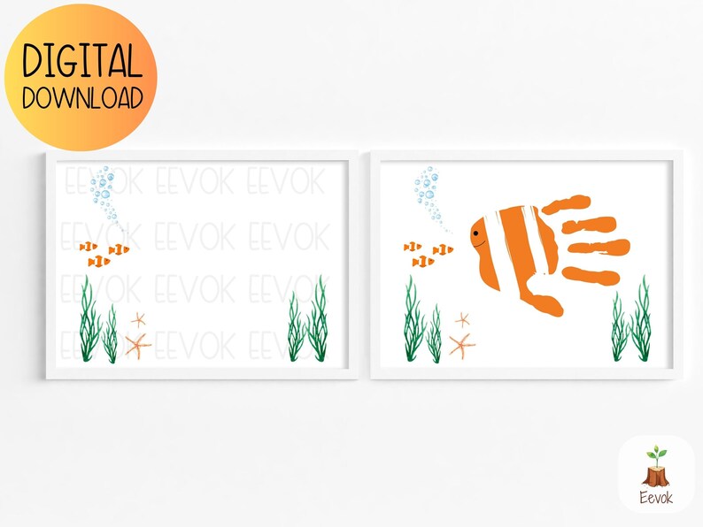 Printable Craft for Kids Under the Sea Sea Animals Craft - Etsy
