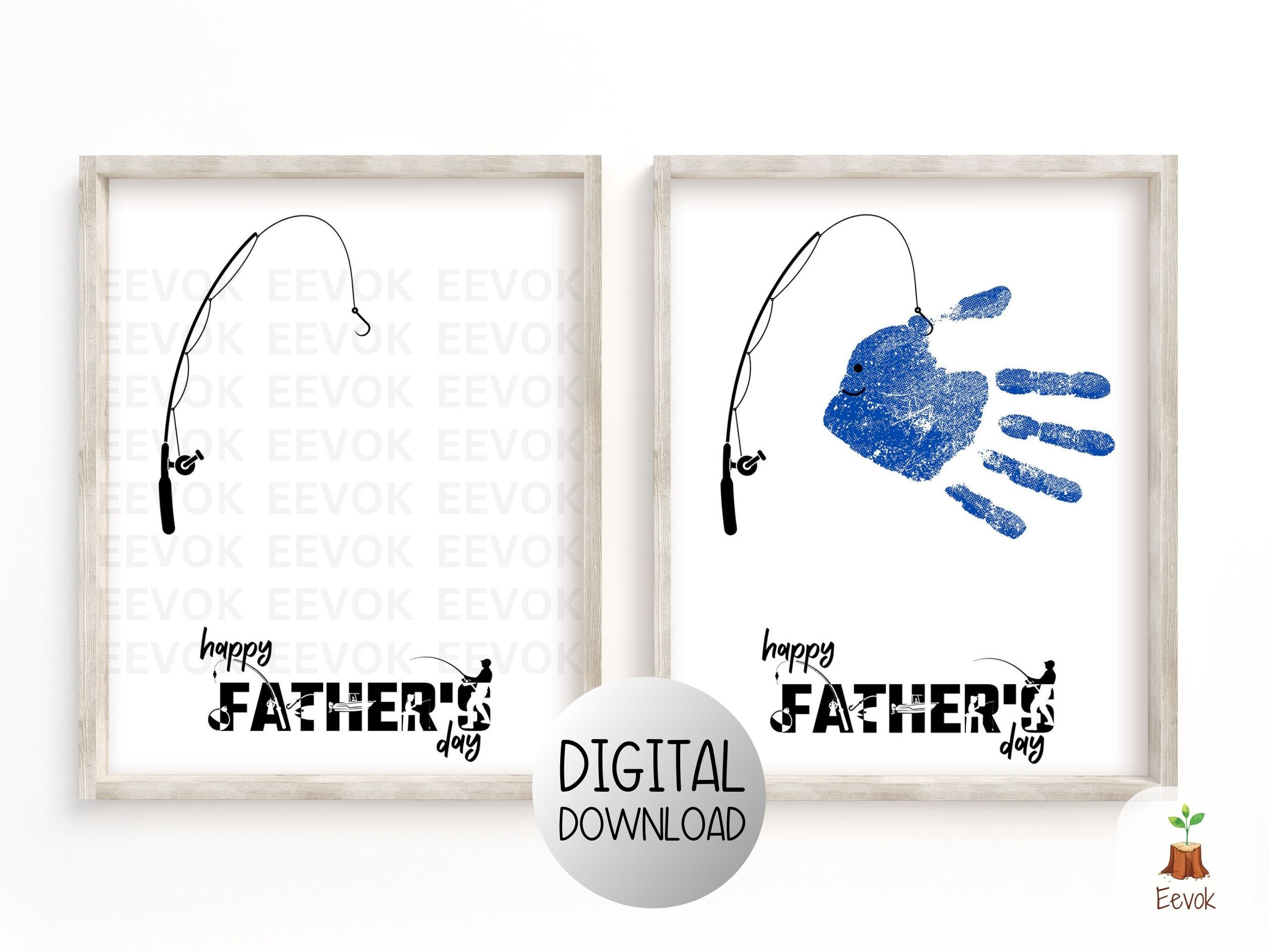Printable Fathers Day Craft, Printable Father's Day Art, Gift for ...