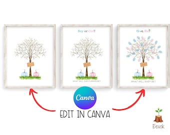 Libro Degli Ospiti Alternativo Per Baby Shower – Disco In Vinile Con Penne Rosa E Blu – Gioco Per Scoprire Il Sesso Del Bambino